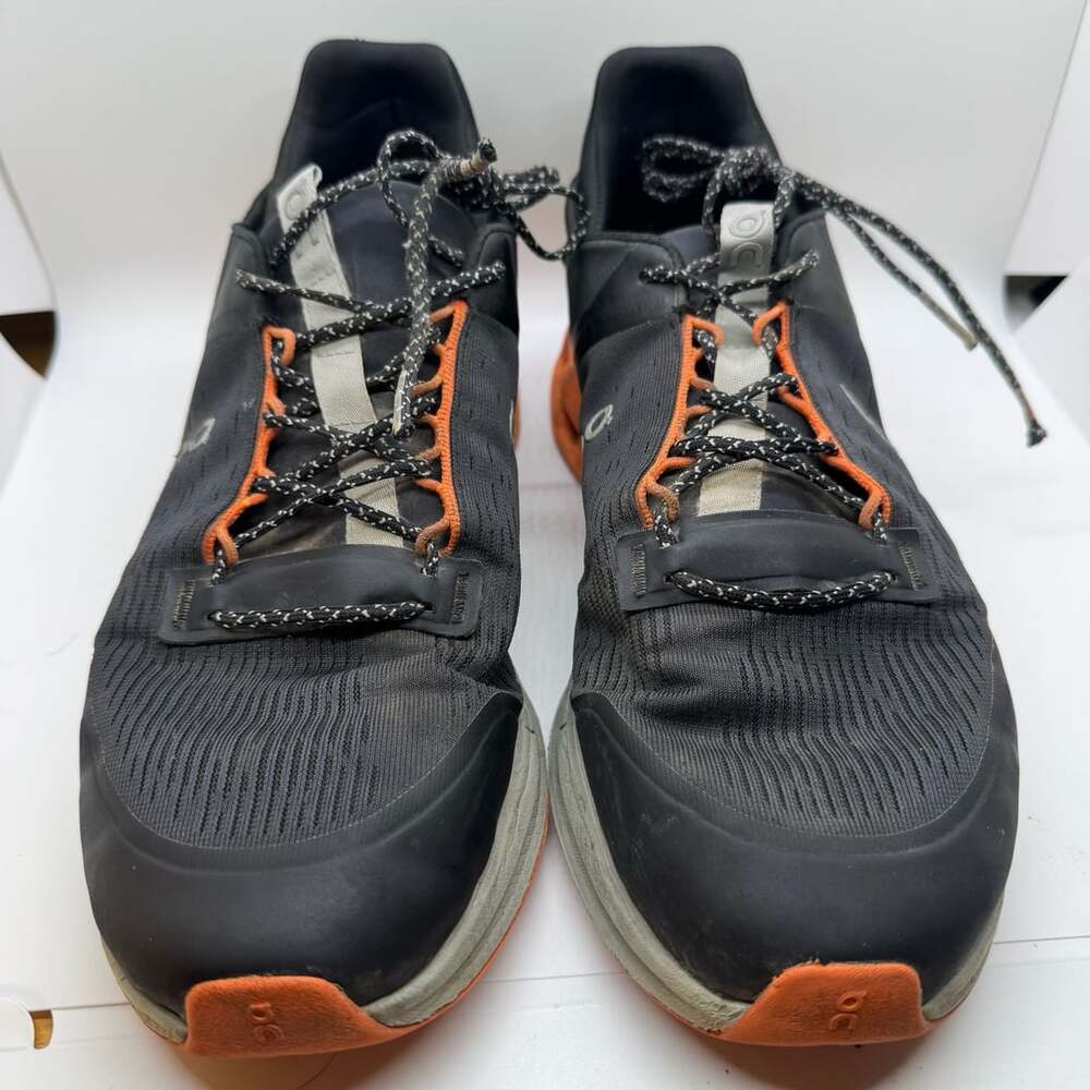 On Running Men's Cloudnova Flux Sneakers Black / Flame Size US 11.5 - Picture 2 of 6